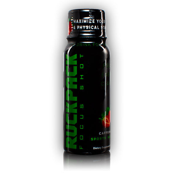 3oz ENERGIZER - STRAWBERRY (120mg Natural Caffeine) (15 Pack)
